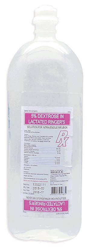 Endure Medical 5% Dextrose in Lactated Ringer's Dosage & Drug ...