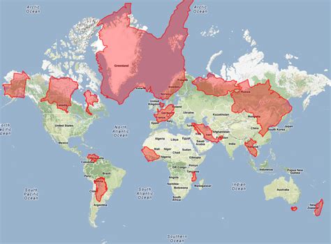 Mercator map puzzle – FlowingData