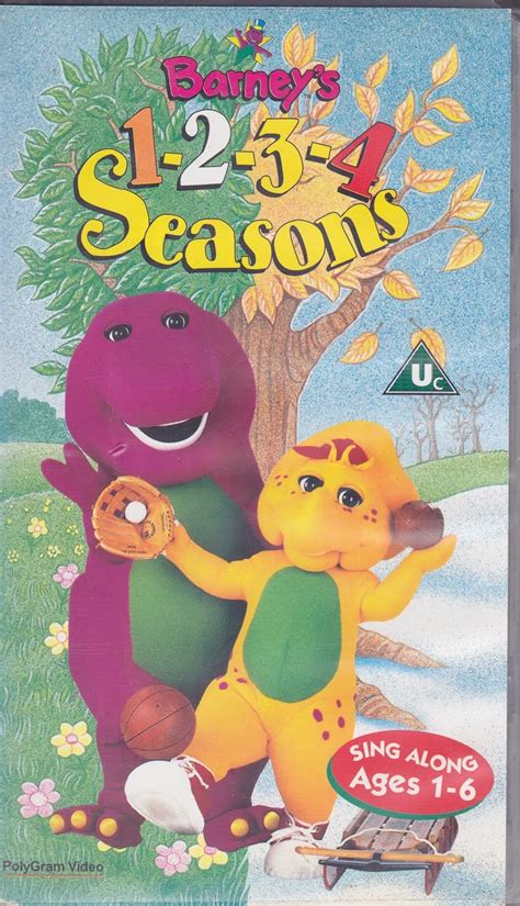 Amazon.com: Barney's 1-2-3-4 Seasons [VHS] [Import allemand] : Movies & TV