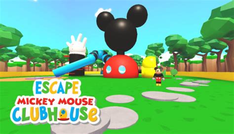 Ucieczka z Mickey Mouse Clubhouse Parkour Obby - Roblox