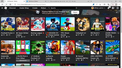 Are Sports Games On Roblox Popular? - Game Design Support - Developer ...