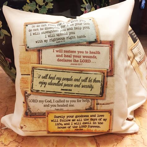 Healing Scripture Prayer Pillow Pillowcases With Sayings | Etsy in 2020 | Prayer pillow, Pillow ...