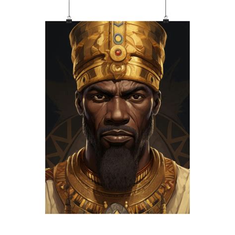 Golden Gaze: Mansa Musa Portrait AI Creation - Etsy