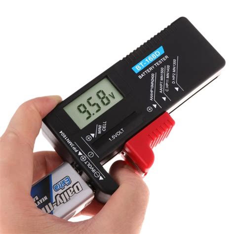 LCD Battery Tester Digital Battery Capacity Tester Check Power Level ...