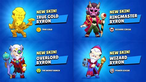 All Byron Skins in Brawl Stars