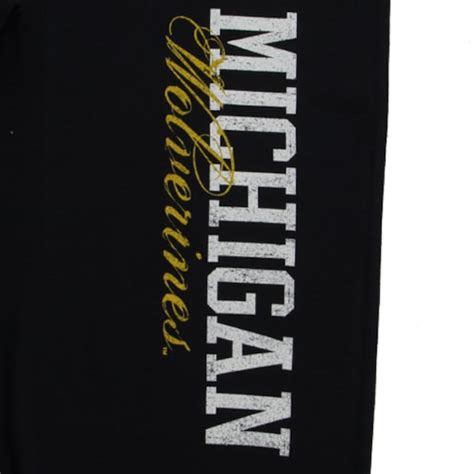 Michigan Wolverines Ladies Interlock Pants - Navy Blue - Fanatics.com