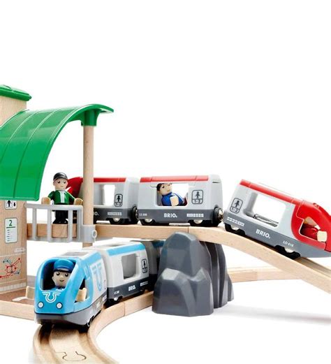 BRIO World Train Station Set - 42 pcs - Large » 30 Days Return