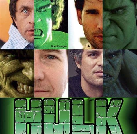 We all love Lou....but here are the Ma my faces of Hulk Marvel Comics ...