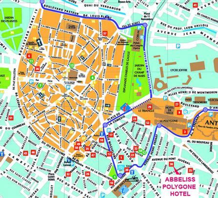 Montpellier Carte Ville | My blog | Ville france, Plan montpellier, Ville de montpellier