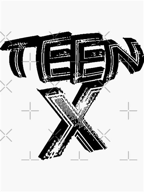 "Ken Carson Merch Teen X Logo" Sticker for Sale by SamibShop | Redbubble