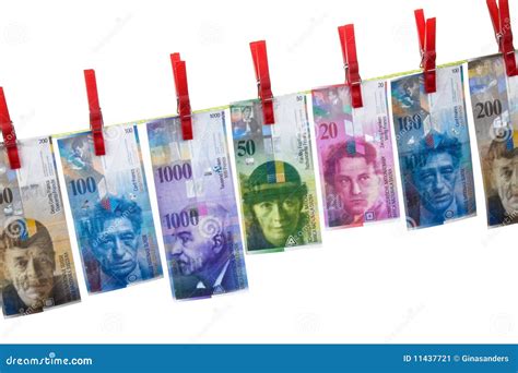 Money Laundering, Swiss Francs Stock Image - Image of black, currency: 11437721