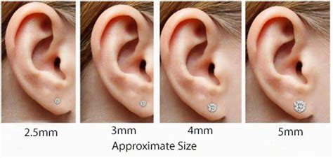 earring-size.jpg | Good To Know! | Pinterest | More Stone ideas