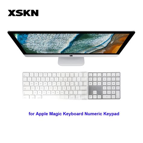 XSKN Keyboard Skin for Apple iMac Magic Keyboard Numeric Keypad Clear ...