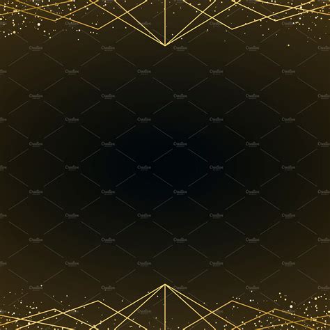 Minimal art deco wallpaper gold ~ Graphics ~ Creative Market