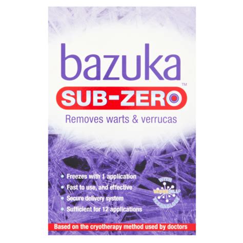 Bazuka Sub-Zero Freeze Verucca and Wart Removal Treatment - 50ml