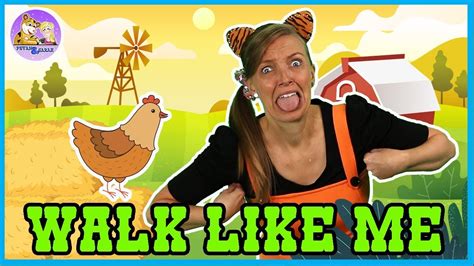 Walk Like Me | Nursery Rhymes | Songs for Kids | Action Songs for Kids | Pevan & Sarah - YouTube