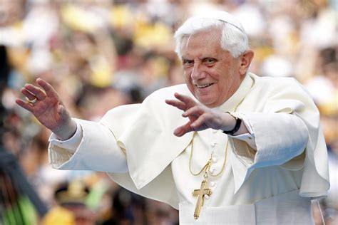 Pope Emeritus Benedict XVI sees church threatened by pseudo-humanism | America Magazine