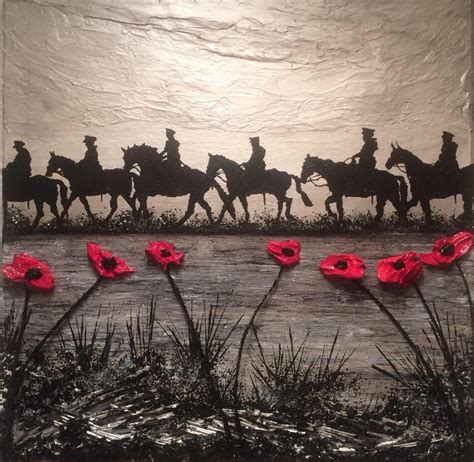 Remembrance Day Poppy Art Painting by Jacqueline Hurley | Remembrance day art, Ww1 art ...