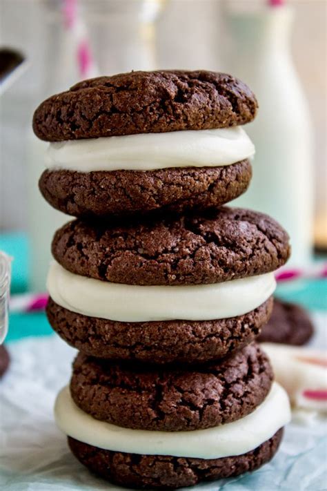 Homemade Oreos (Cake Mix Cookies) - The Food Charlatan | Recipe | Cake ...