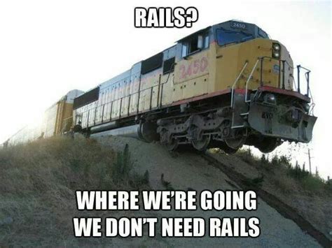 Funny meme - Back to the future ...? | Train, Union pacific train ...