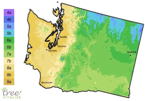 Planting Zones Washington - Hardiness, Gardening & Climate Zone