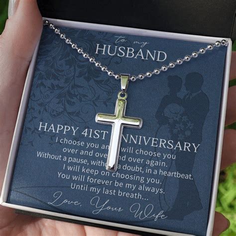 Personalized 41st Anniversary Gift For Husband - 41 Year Wedding Gift Ideas - 41st Wedding ...