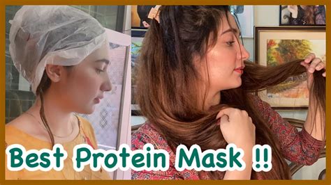 Hair Protein Mask - For Dead , Damaged And Dry Hair !! Amazing Results 😍 - YouTube