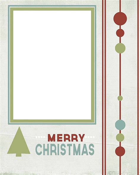 10 Free Templates for Christmas Photo Cards