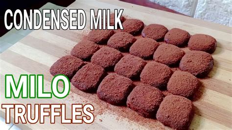 Condensed Milk Milo Truffles l How to Make Condensed Milk Milo Truffles ...