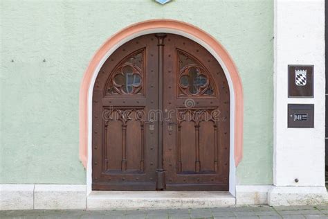 Windows and Doors in the Old European Style Stock Photo - Image of ...