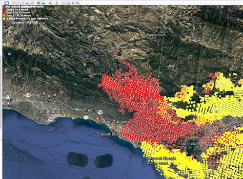 SCVNews.com | Thomas Fire Threatens Coastal Ventura, Santa Barbara County | 12-10-2017