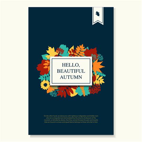 Fall of the leaves. Leaves composition. Banner of autumn season. Vector illustration. 8916906 ...