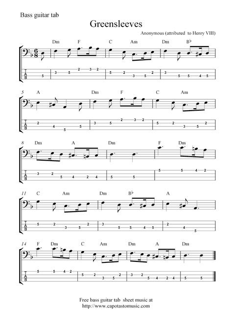 Free Sheet Music Scores: Bass tab Guitar Tabs And Chords, Guitar Tabs Songs, Guitar Chord Chart ...