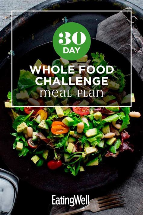 30 Days of Whole Food Challenge | Healthy meal plans, Whole food ...