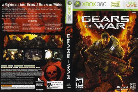 Games Covers: Cover Gears Of War - Xbox 360