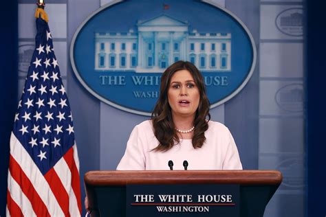 Sarah Sanders Prays Before Every Press Briefing | The Daily Caller