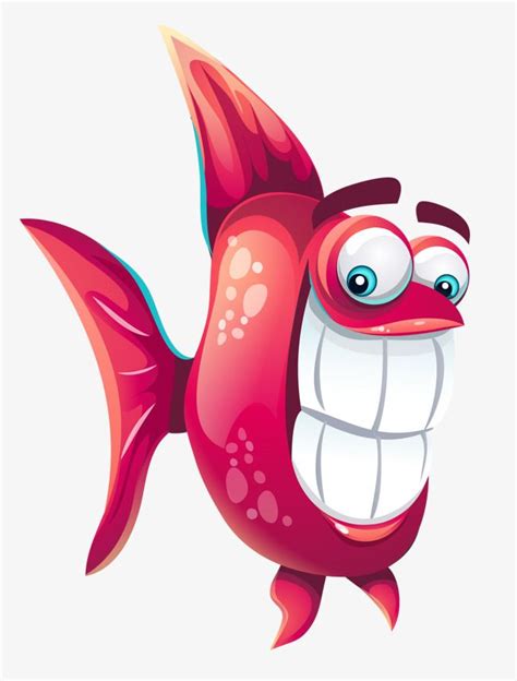 Funny Fish Vector Hd PNG Images, Funny Fish, Fish Clipart, Fish, Red PNG Image For Free Download ...