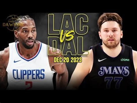 Los Angeles Clippers vs Dallas Mavericks Full Game Highlights | December... : r/Mavericks