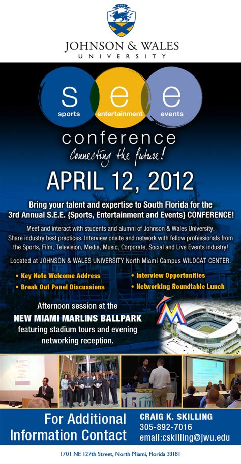 Johnson & Wales University 3rd Annual Sports Entertainment Events Conference – SPORTS AGENT BLOG