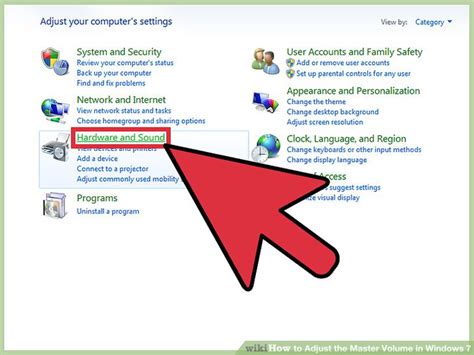 How to Adjust the Master Volume in Windows 7: 8 Steps