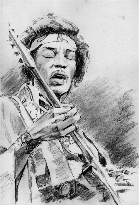 Jimi Hendrix Drawing | Jimi hendrix art, Jimi hendrix, Hendrix