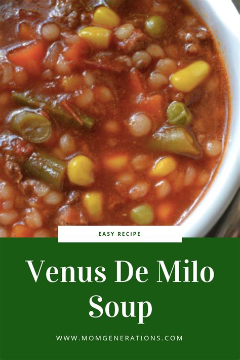 Venus de milo soup – Artofit