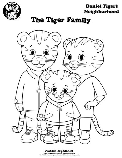 Daniel Tiger Neighborhood Coloring Pages at GetDrawings | Free download