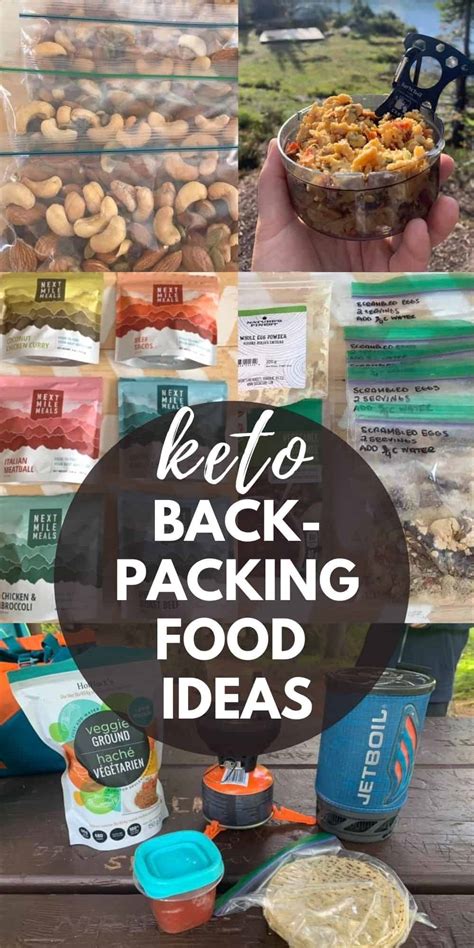 Keto Backpacking Food Ideas » Homemade Heather