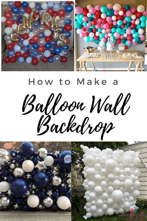 How to Make a Balloon Wall in 4 Easy Steps - My Amusing Adventures