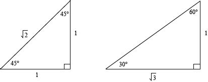 45 45 90 Triangle Unit Circle