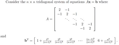 Creating a Tridiagonal matrix in matlab - Mathematics Stack Exchange