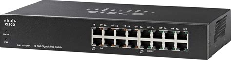 Cisco Switch no administrado SG110-16HP de Cisco con 16 puertos Gigabit Ethernet (GbE) más PoE ...