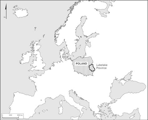 Location of the Lubelskie province | Download Scientific Diagram