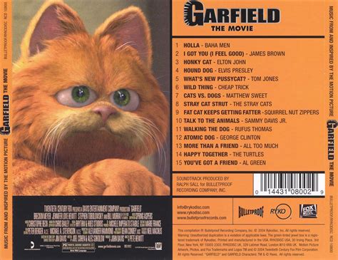 Garfield: The Movie (2004) OST (Back) by kidsfan on DeviantArt